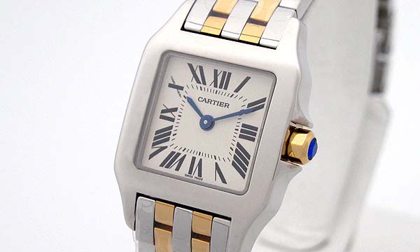 カルティエ時計コピー サントスドゥモワゼル SM W25066Z6_スーパーコピー時計専門店