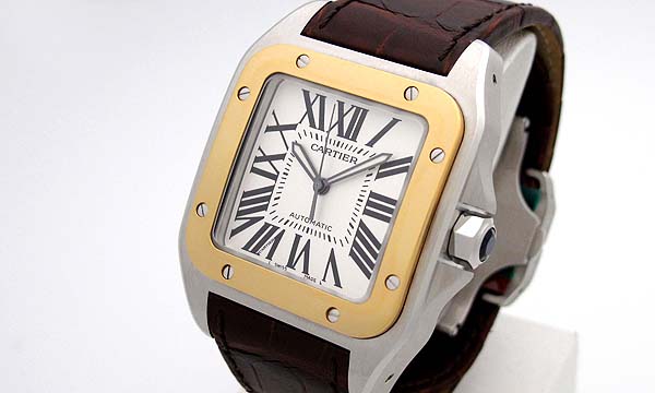 カルティエ時計コピー サントス100 LM W20072X7_スーパーコピー時計専門店