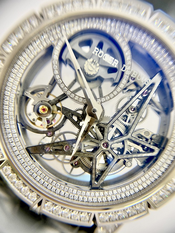 ロジェ・デュブイ 腕時計スーパーコピー代引き エクスカリバー オートマティック スケルトン RDDBEX0807