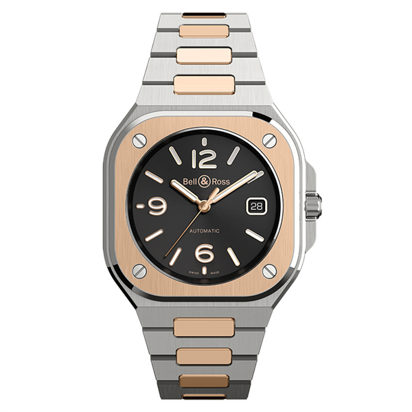 ベル＆ロス腕時計コピー n級 代引き BR 05 BLACK STEEL＆GOLD BR05A-BL-STPG/SSG