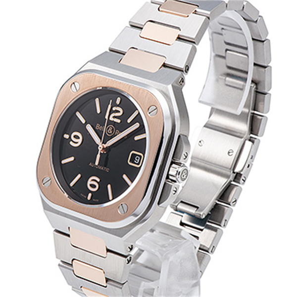 ベル＆ロス腕時計コピー n級 代引き BR 05 BLACK STEEL＆GOLD BR05A-BL-STPG/SSG