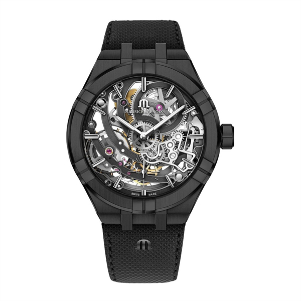 モーリス・ラクロアスーパーコピー時計 アイコン オートマティック スケルトン ブラック AI6028-PVB01-030-1