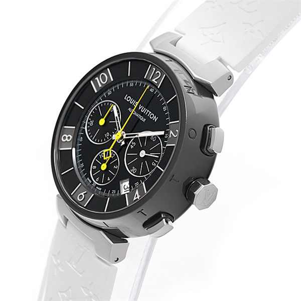 ルイヴィトン時計スーパーコピー タンブール イン ブラック オートマティック クロノグラフ Q112J1 メンズ